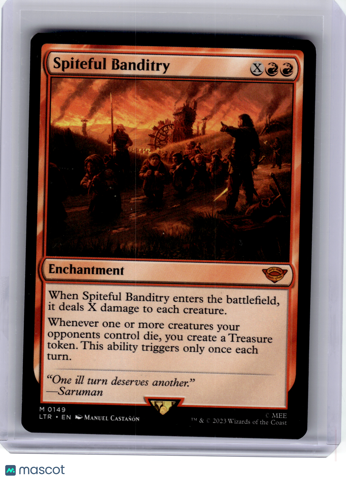 2023 Magic: TG—Spiteful Banditry #149 The Lord of the Rings—Mythic Non-Foil