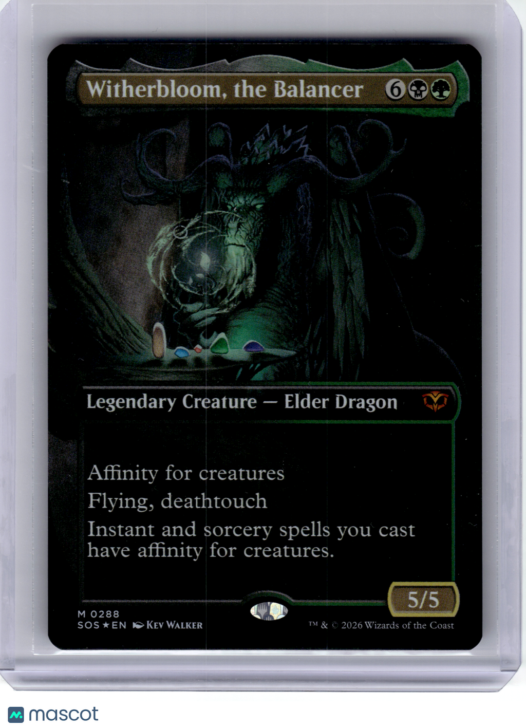 2026 MTG—Witherbloom, the Balancer #288 Secrets of Strixhaven— Foil Borderless