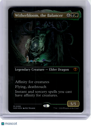 2026 MTG—Witherbloom, the Balancer #288 Secrets of Strixhaven— Foil Borderless