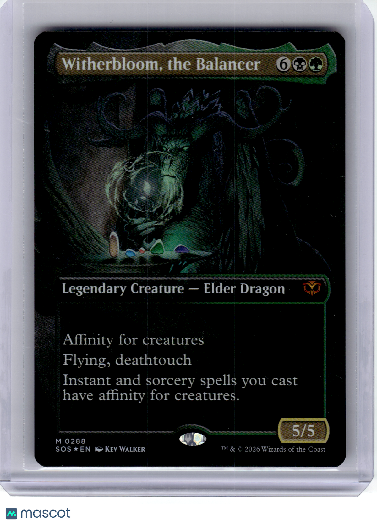 2026 MTG—Witherbloom, the Balancer #288 Secrets of Strixhaven— Foil Borderless