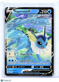 2021 Pokemon—Vaporeon V #SWSH150 Sword & Shield Promos—Black Star Promo Holo