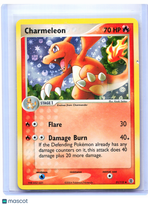 2004 Pokemon—Charmeleon #31/112 EX FireRed & LeafGreen—Uncommon Holo [MP]