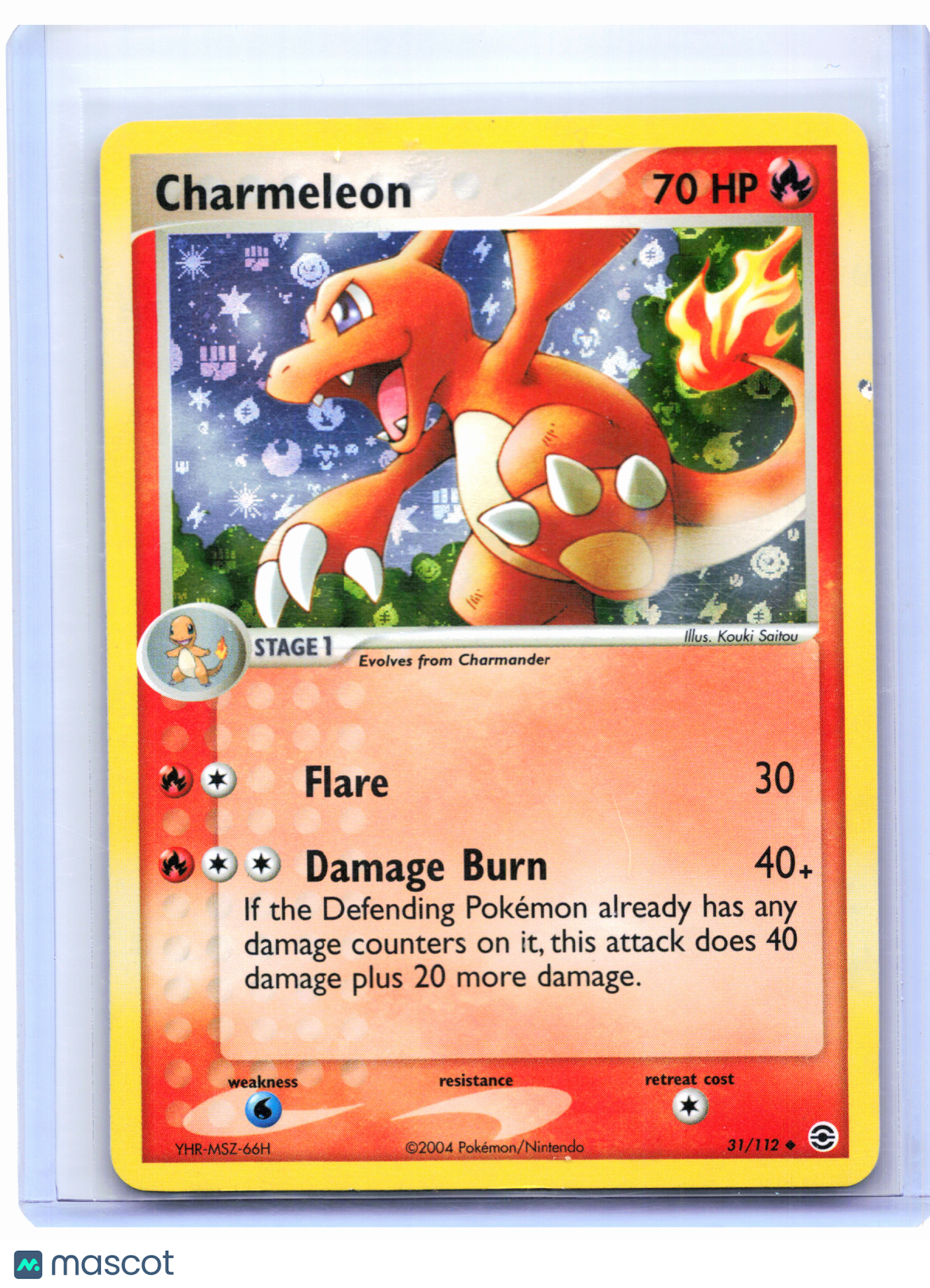 2004 Pokemon—Charmeleon #31/112 EX FireRed & LeafGreen—Uncommon Holo [MP]