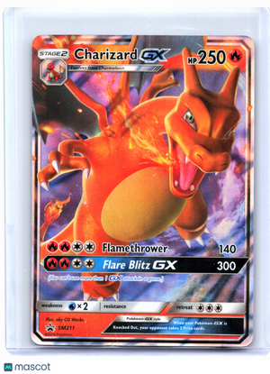 2019 Pokemon—Charizard GX #SM211 Sun & Moon Promos—Black Star Promo Holo [HP]
