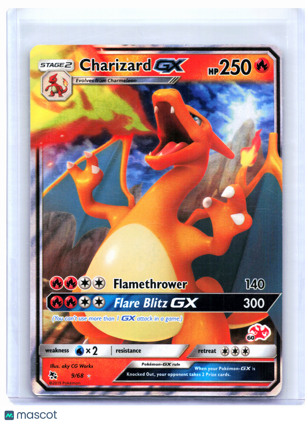 2019 Pokemon—Charizard GX (#60 Charizard) #9/68 Battle Academy—Promo Holo [HP]