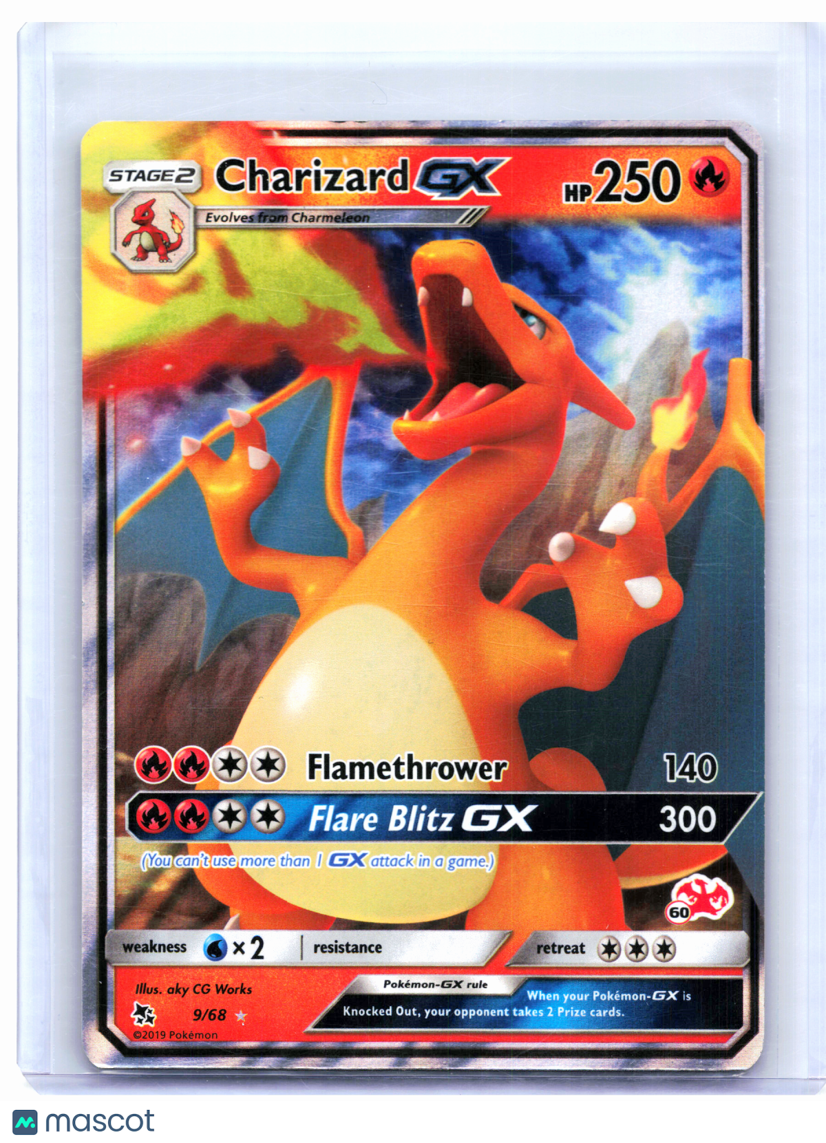 2019 Pokemon—Charizard GX (#60 Charizard) #9/68 Battle Academy—Promo Holo [HP]