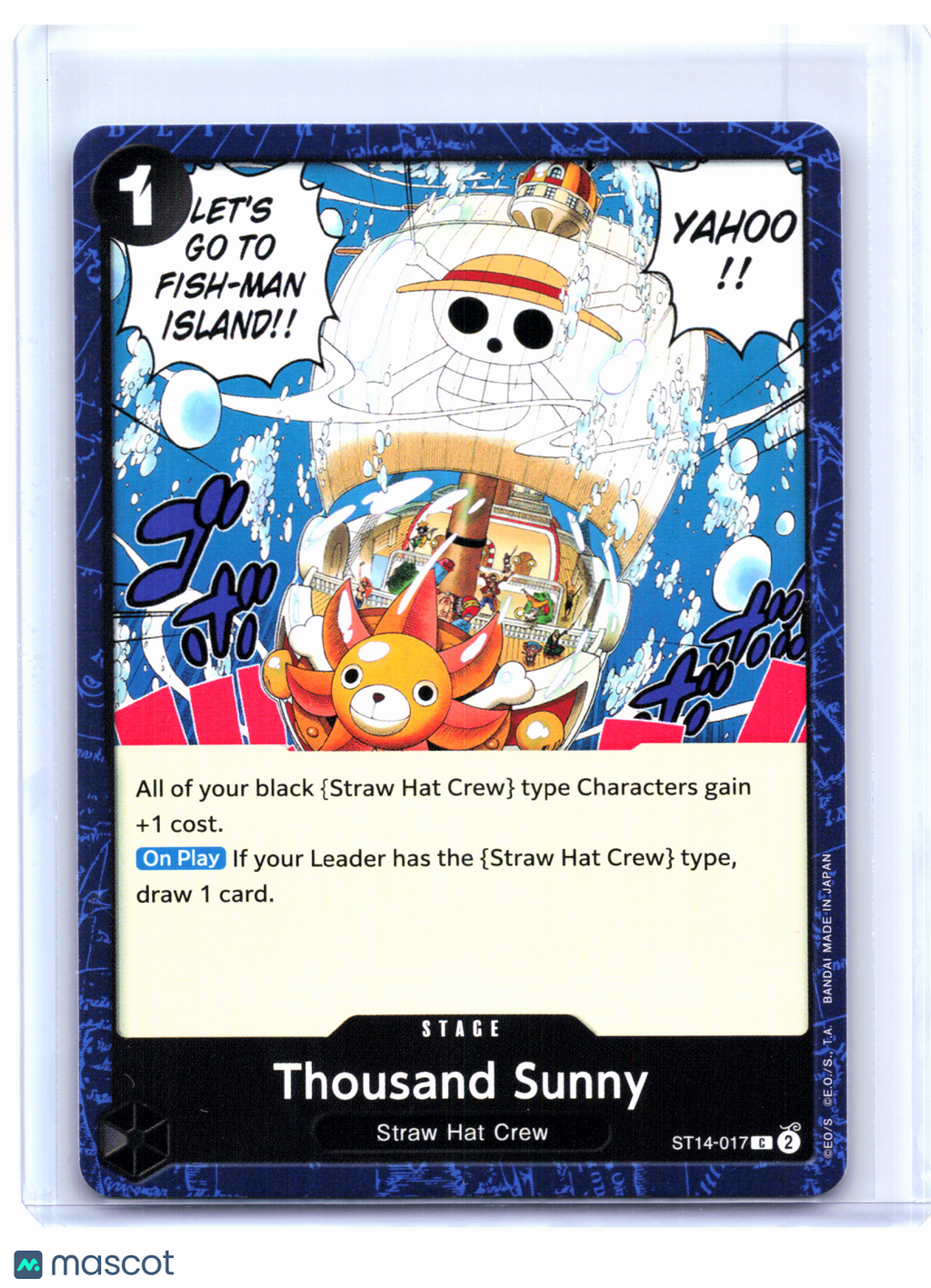 2024 One Piece Card Game—Thousand Sunny #ST14-017 3D2Y—Common Nonfoil