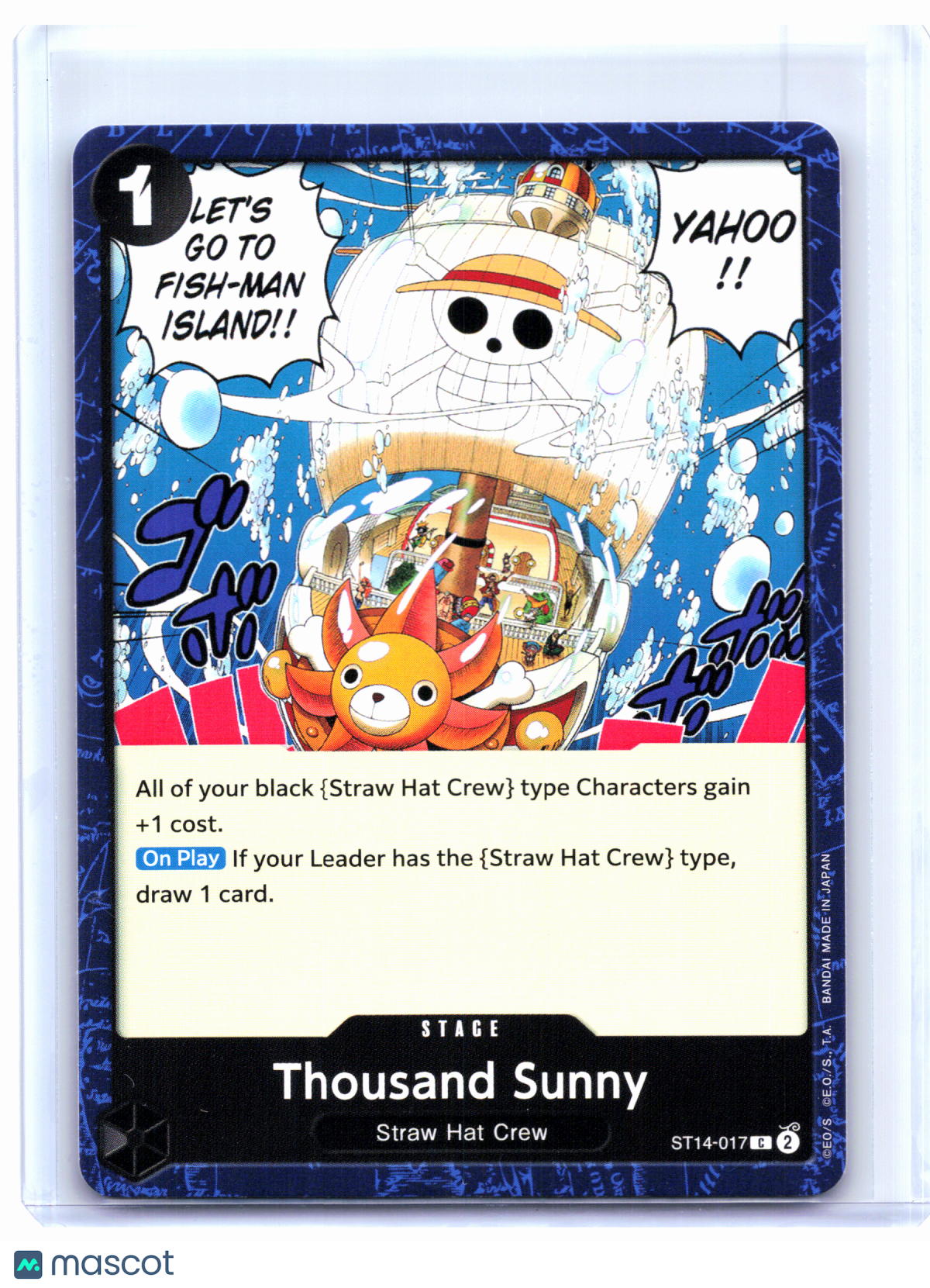 2024 One Piece Card Game—Thousand Sunny #ST14-017 3D2Y—Common Nonfoil