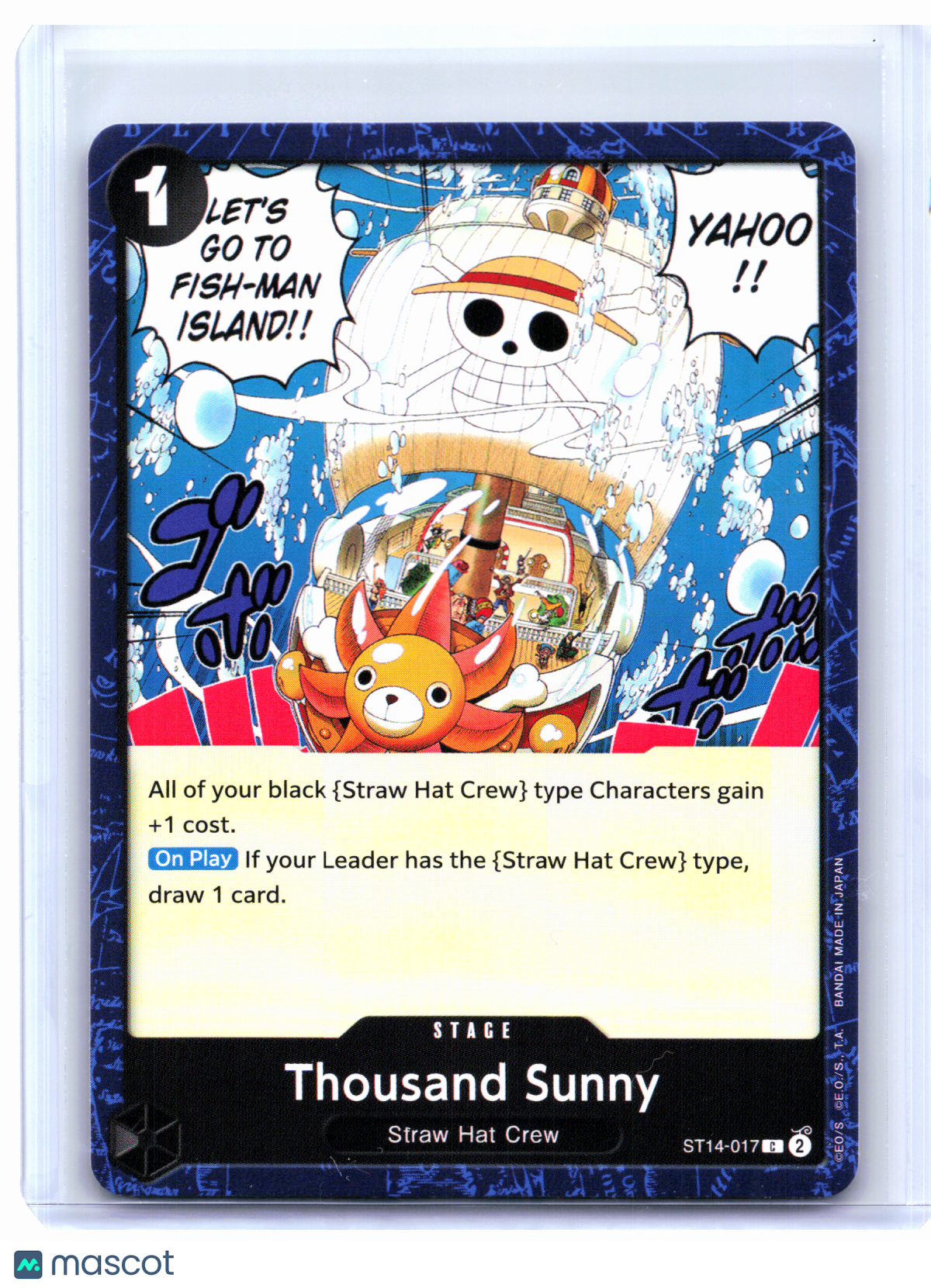2024 One Piece Card Game—Thousand Sunny #ST14-017 3D2Y—Common Nonfoil