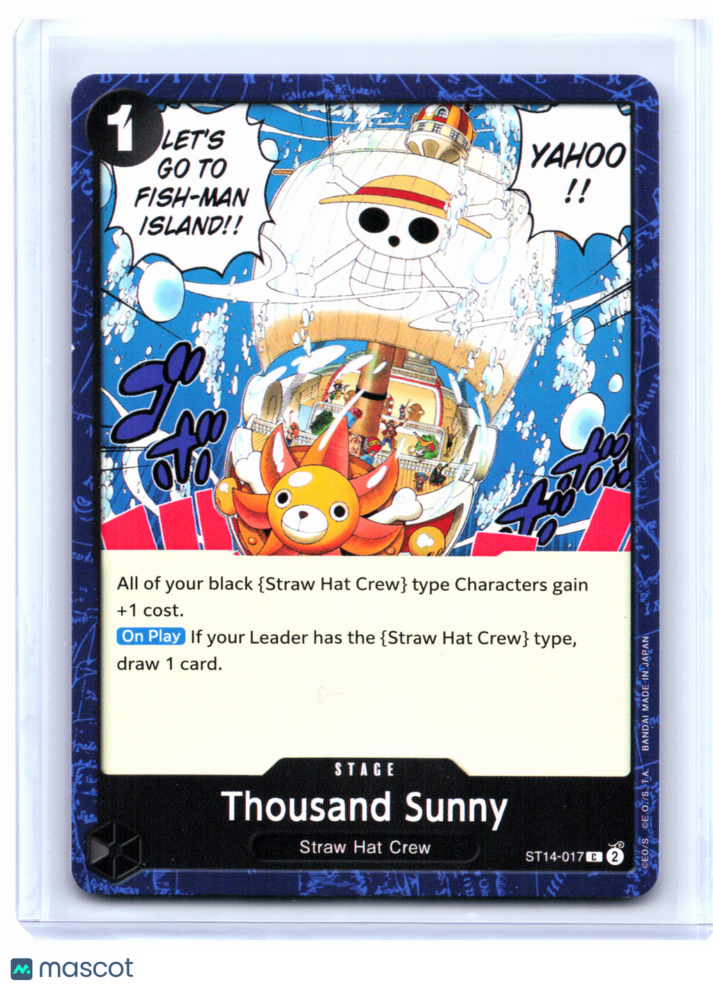 2024 One Piece Card Game—Thousand Sunny #ST14-017 3D2Y—Common Nonfoil