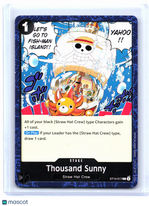 2024 One Piece Card Game—Thousand Sunny #ST14-017 3D2Y—Common Nonfoil
