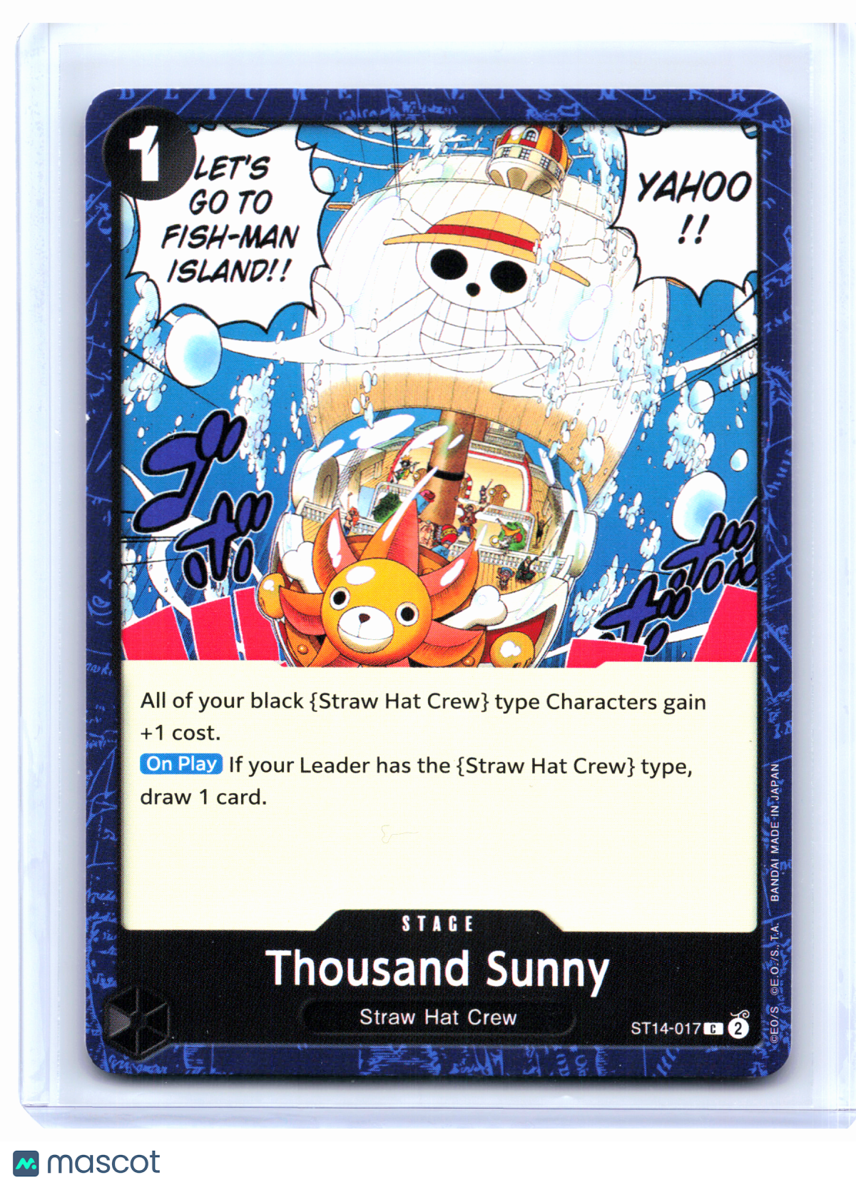 2024 One Piece Card Game—Thousand Sunny #ST14-017 3D2Y—Common Nonfoil
