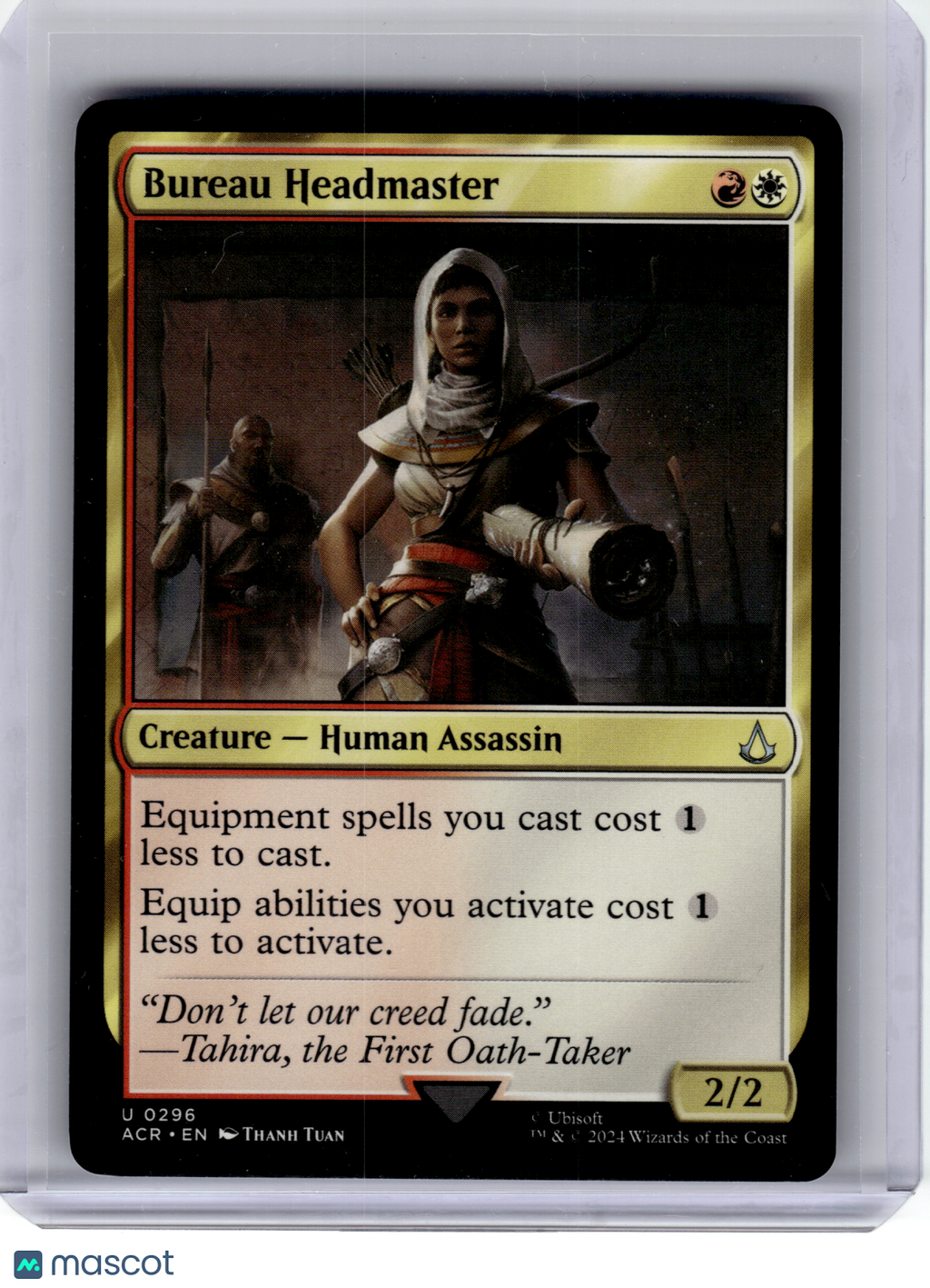 2024 Magic: TG—Bureau Headmaster #296 Assassin's Creed—Uncommon Non-Foil
