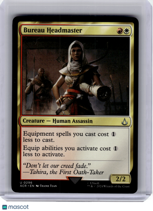 2024 Magic: TG—Bureau Headmaster #296 Assassin's Creed—Uncommon Non-Foil
