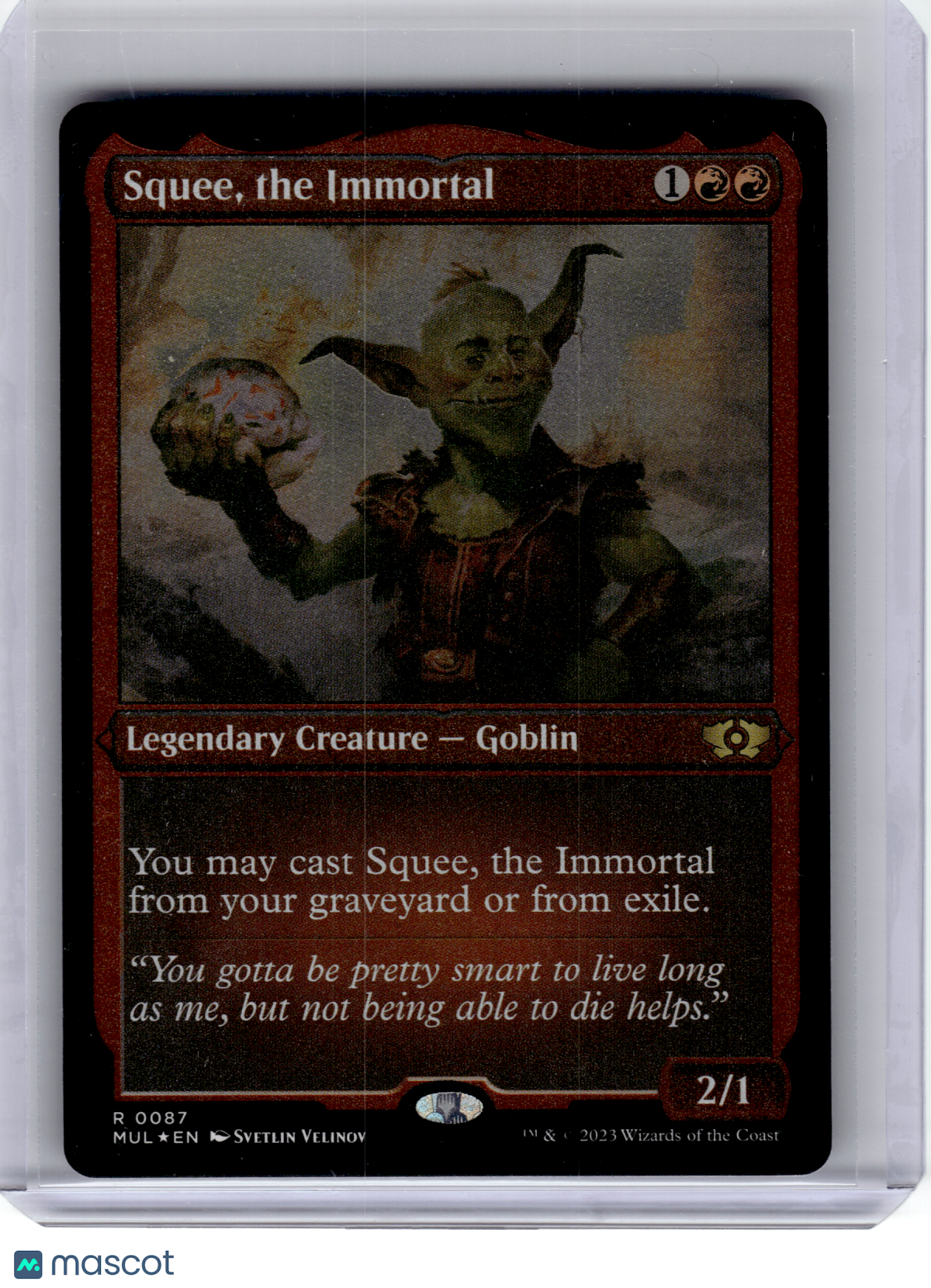 2023 Magic: TG—Squee, the Immortal #87 Multiverse Legends—Rare Foil-Etched