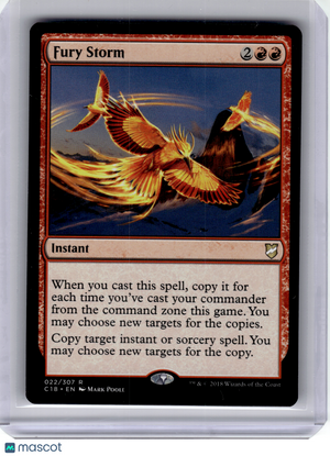 Magic: The Gathering—Fury Storm #22 Commander 2018—Rare Non-Foil