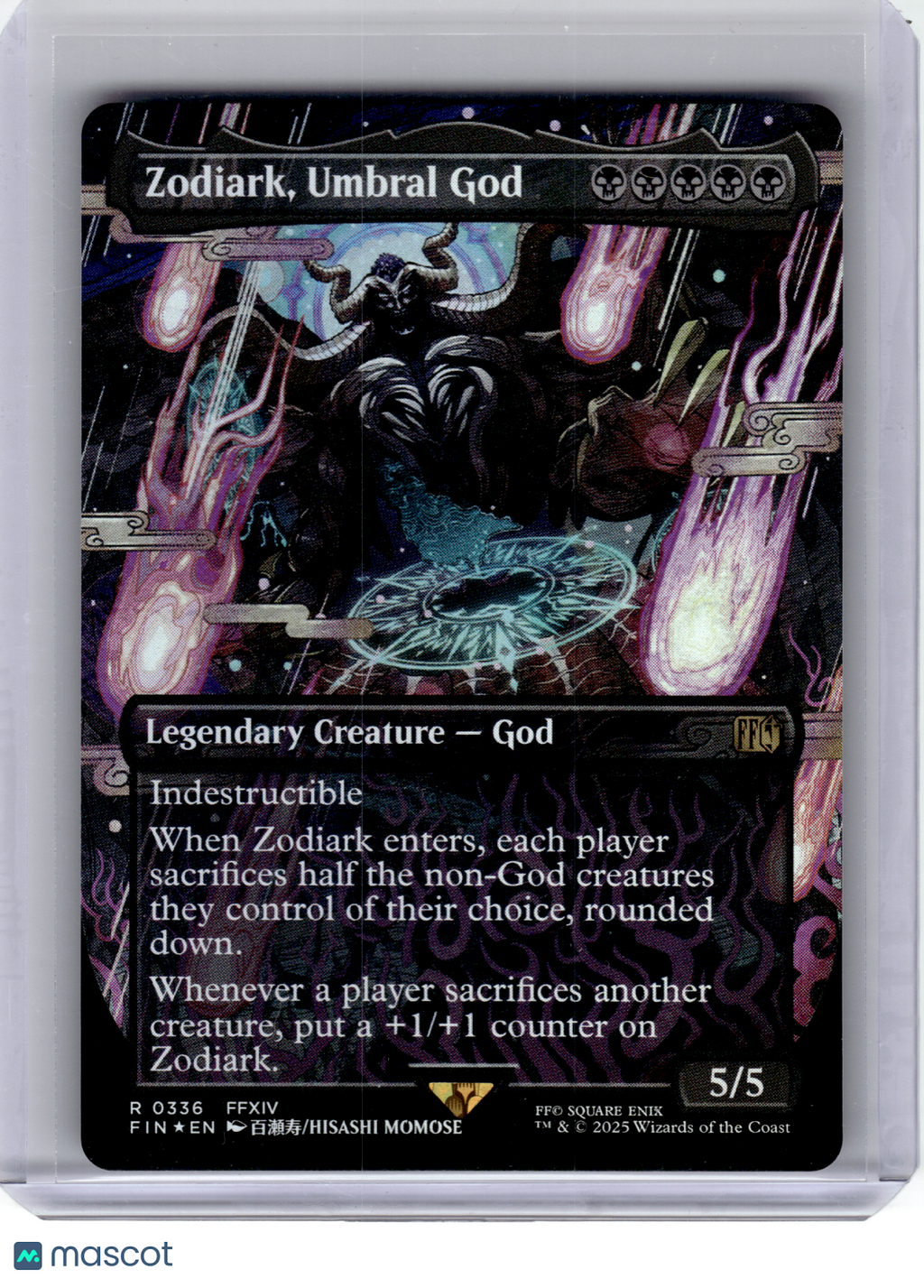 2025 Magic: The Gathering—Zodiark, Umbral God #336 Final Fantasy—Foil Borderless