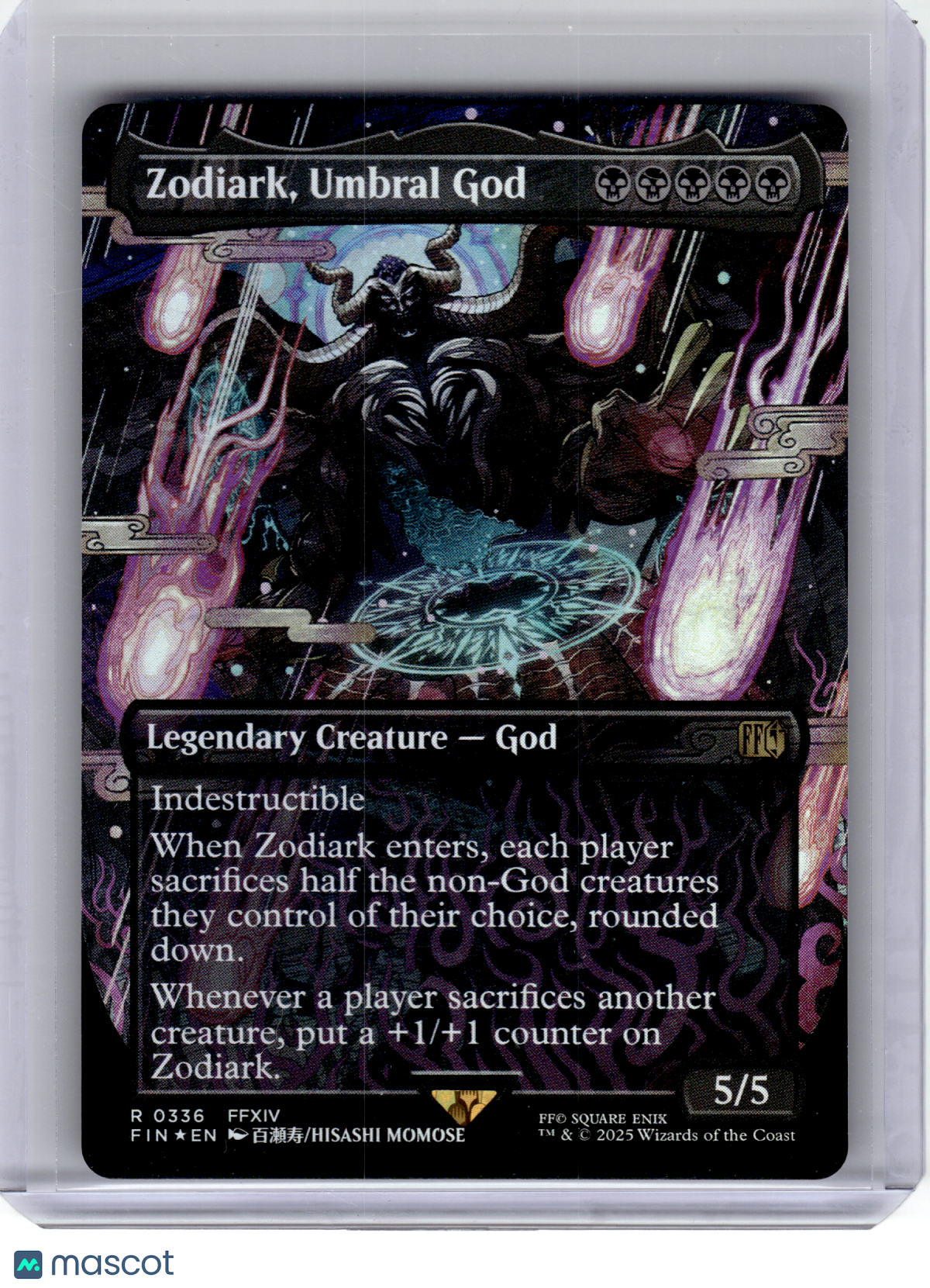2025 Magic: The Gathering—Zodiark, Umbral God #336 Final Fantasy—Foil Borderless