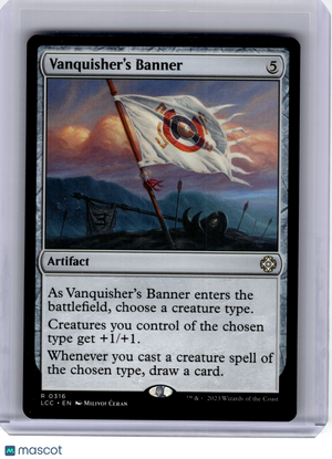 2023 MTG—Vanquisher's Banner #316 The Lost Caverns of Ixalan Commander—Non-Foil