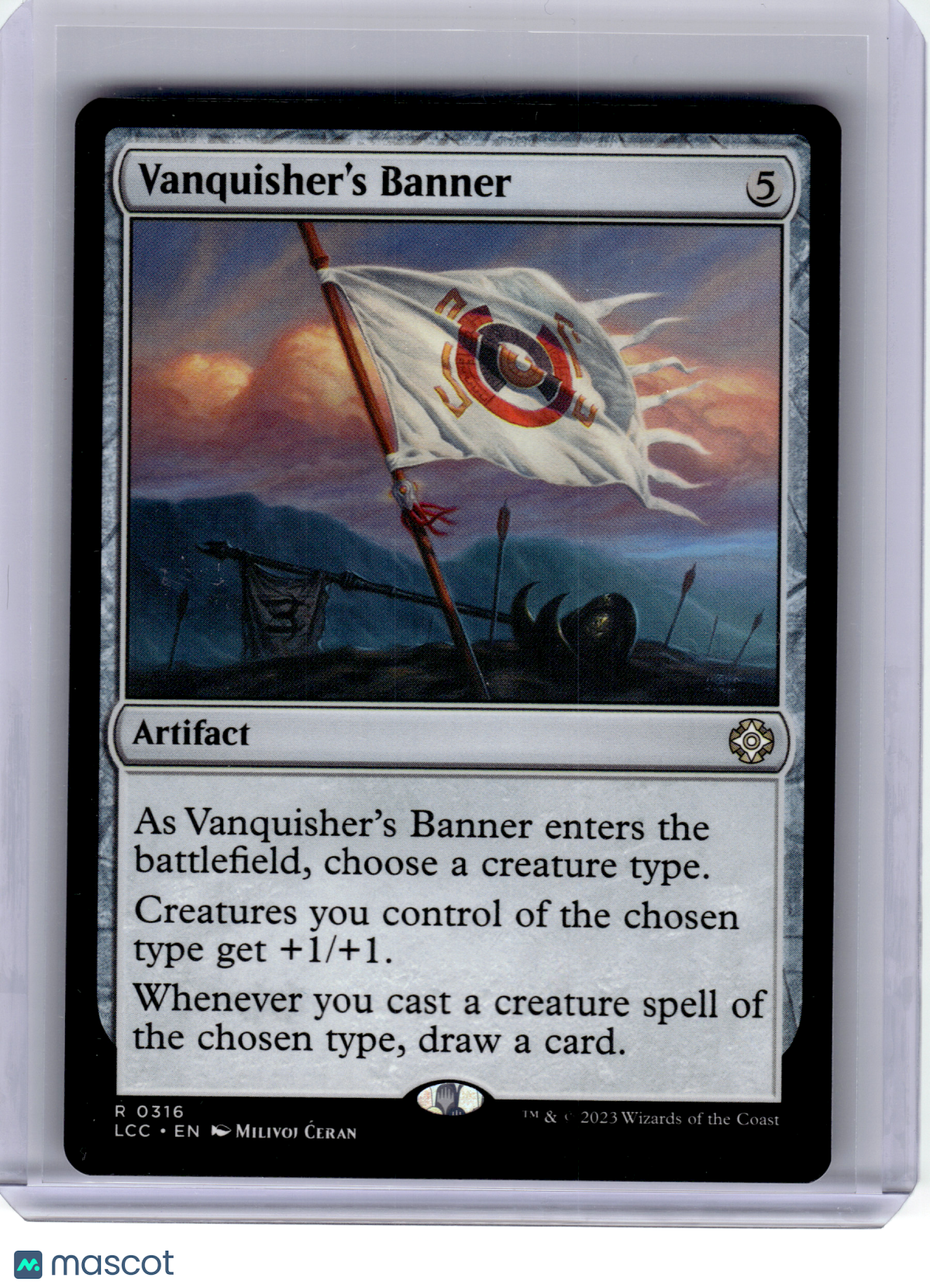 2023 MTG—Vanquisher's Banner #316 The Lost Caverns of Ixalan Commander—Non-Foil