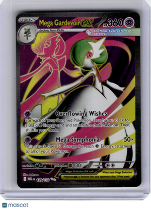 2025 Pokemon—Mega Gardevoir EX #159 Mega Evolution—Ultra Rare Holo