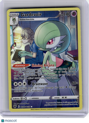 2022 Pokemon—Gardevoir #TG05 Silver Tempest: Trainer Gallery—Ultra Rare Holo