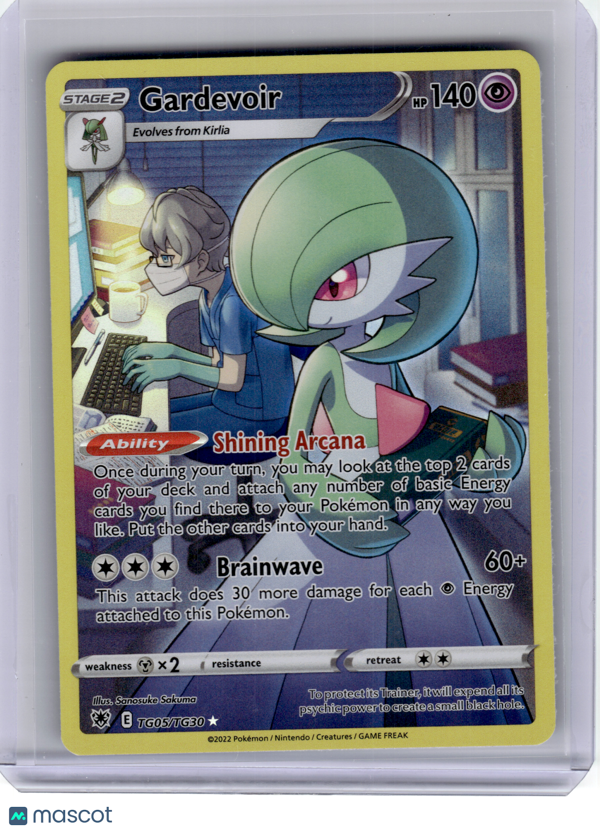 2022 Pokemon—Gardevoir #TG05 Silver Tempest: Trainer Gallery—Ultra Rare Holo