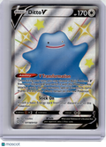 2021 Pokemon—Ditto V #SV118 Shining Fates: Shiny Vault—Ultra Rare Holo