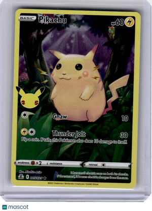 2021 Pokemon—Pikachu #5 Celebrations—Rare Holo
