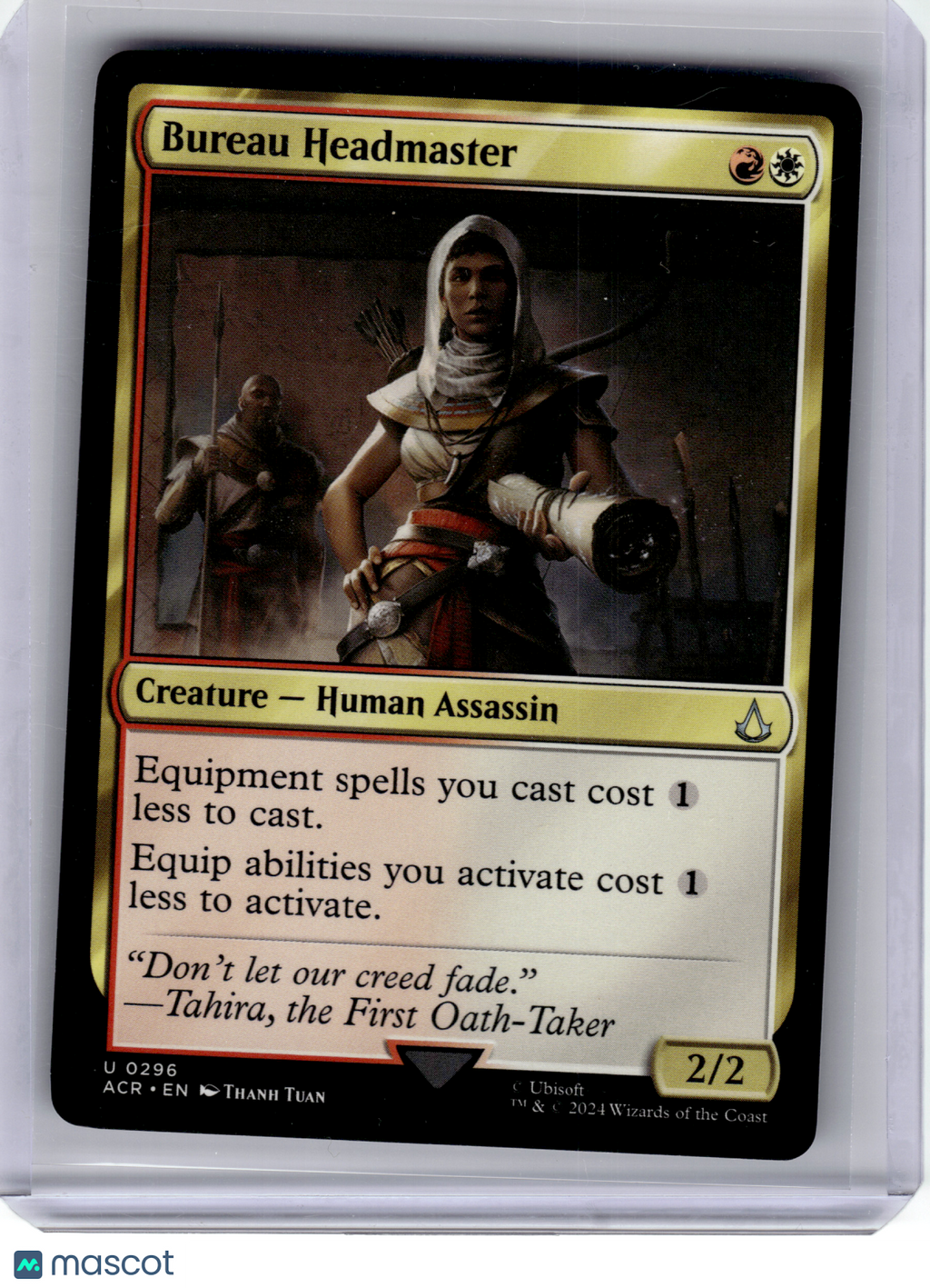 2024 Magic: TG—Bureau Headmaster #296 Assassin's Creed—Uncommon Non-Foil