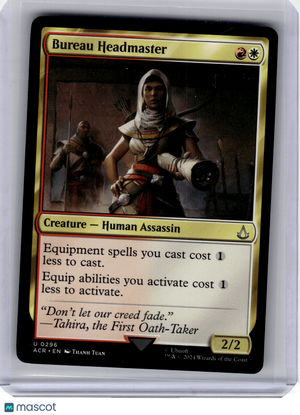 2024 Magic: TG—Bureau Headmaster #296 Assassin's Creed—Uncommon Non-Foil