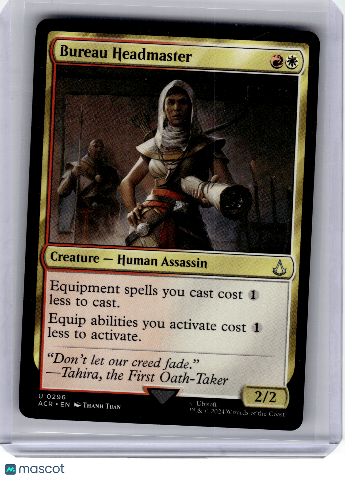 2024 Magic: TG—Bureau Headmaster #296 Assassin's Creed—Uncommon Non-Foil