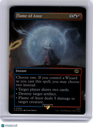 2023 Magic: TG—Flame of Anor #406 The Lord of the Rings—Rare Foil Borderless