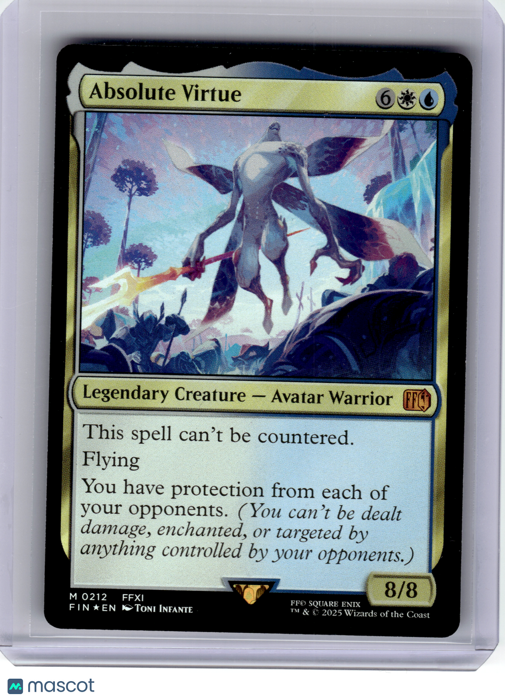 2025 Magic: The Gathering—Absolute Virtue #212 Final Fantasy—Mythic Foil