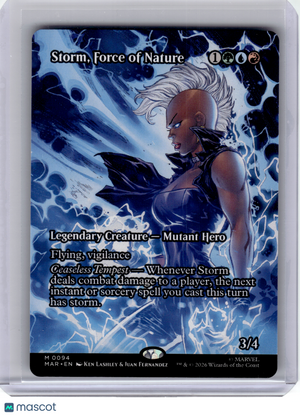 2025 MTG—Storm, Force of Nature #94 Marvel Universe Eternal—Non-Foil Borderless