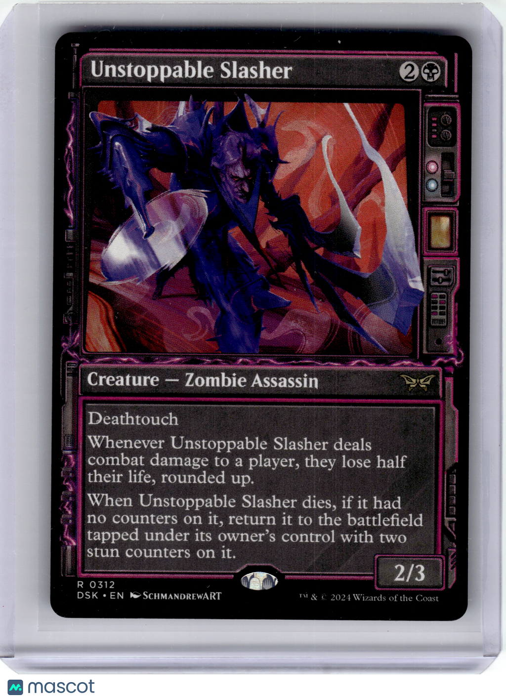 2024 MTG—Unstoppable Slasher #312 Duskmourn: House of Horror—Non-Foil Showcase