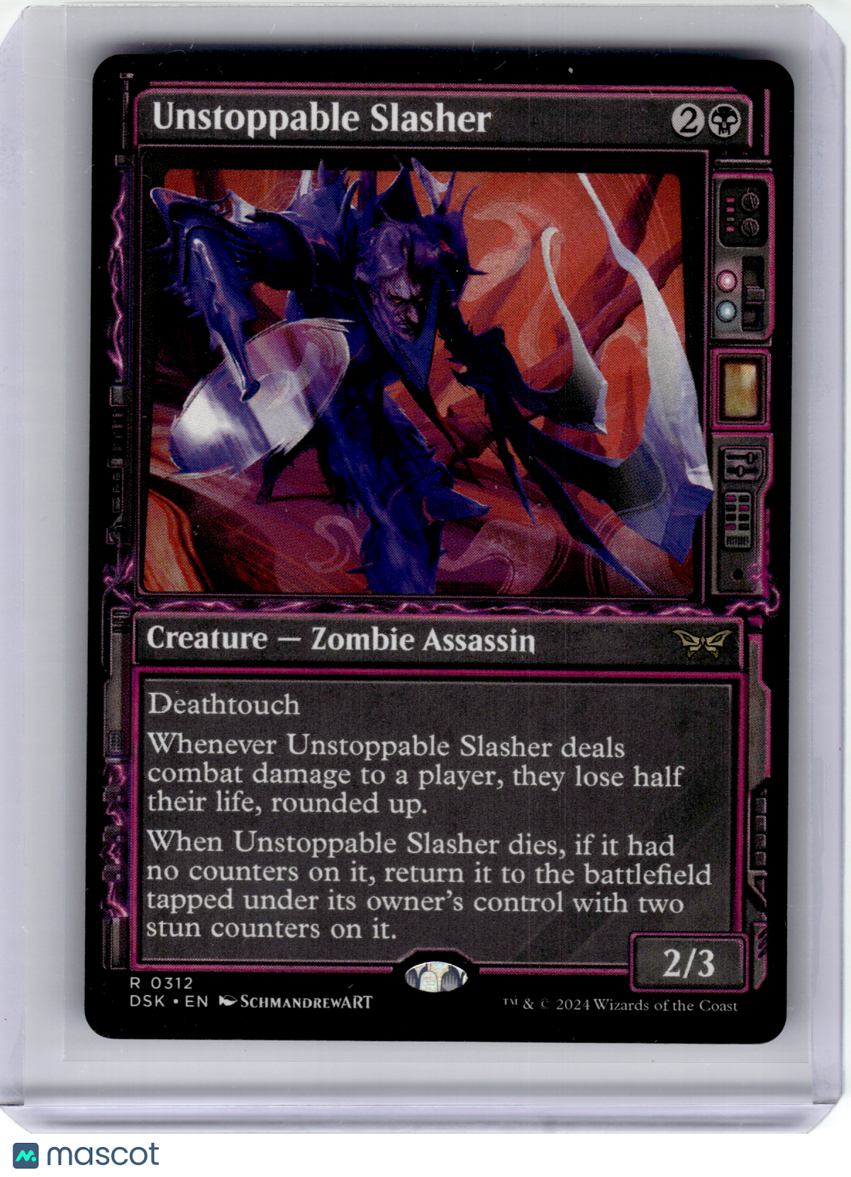 2024 MTG—Unstoppable Slasher #312 Duskmourn: House of Horror—Non-Foil Showcase