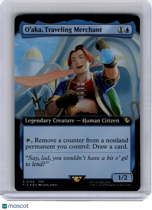 2025 Magic: TG—O'aka, Traveling Merchant #144 Final Fantasy—Foil Extended Art