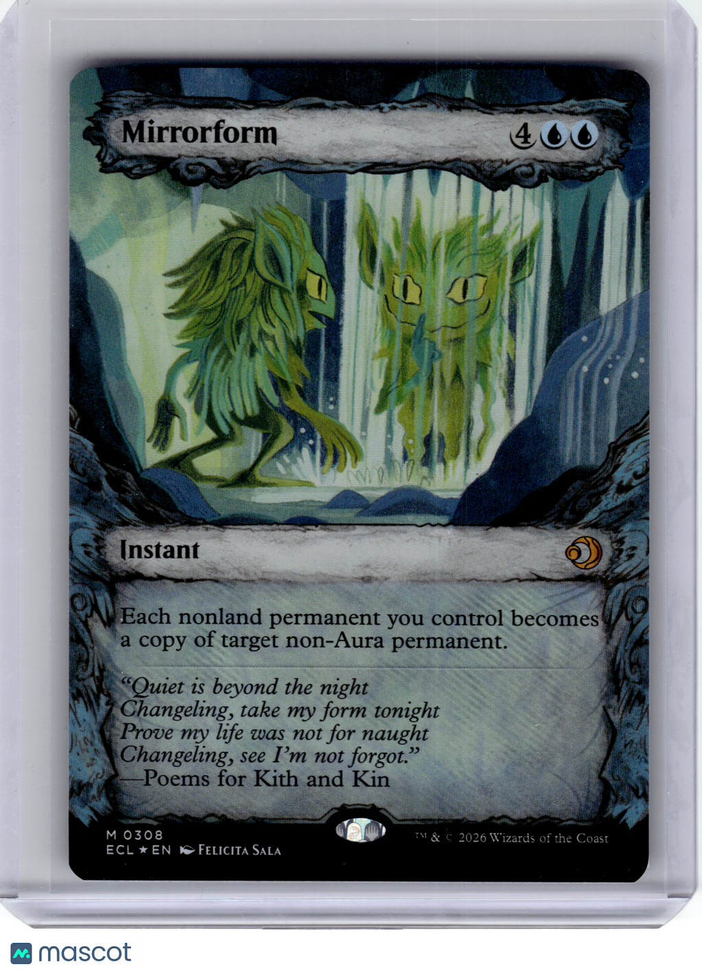2026 Magic: The Gathering—Mirrorform #308 Lorwyn Eclipsed—Mythic Foil Showcase