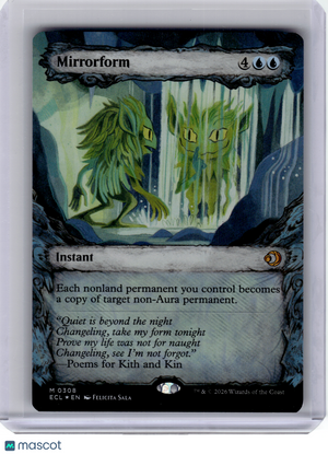 2026 Magic: The Gathering—Mirrorform #308 Lorwyn Eclipsed—Mythic Foil Showcase