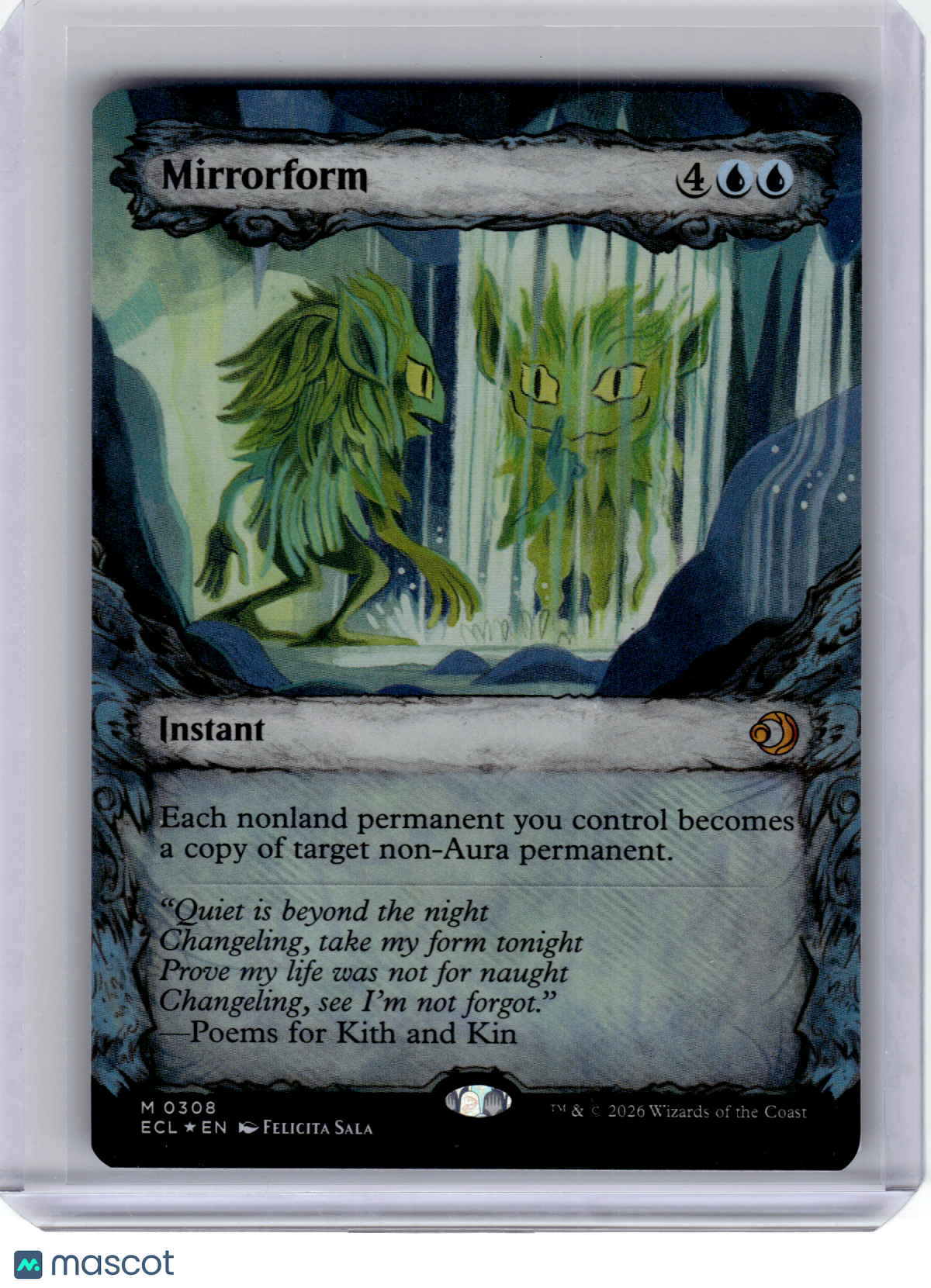 2026 Magic: The Gathering—Mirrorform #308 Lorwyn Eclipsed—Mythic Foil Showcase