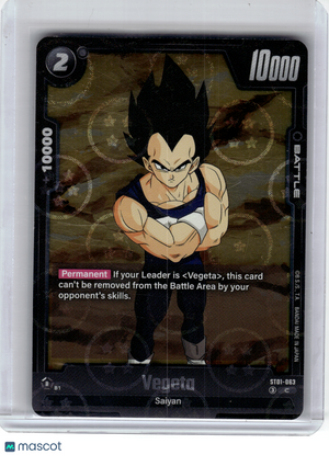 2026 DBS Card Game—Vegeta (Dragon Ball Pattern) #063 Story Booster 01—C Foil
