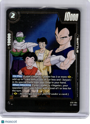 2026 Dragon Ball Super TCG—Vegeta (Alternate Art) #064 Story Booster 01—R Foil