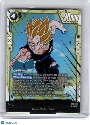 2026 Dragon Ball Super Card Game—Vegeta #071 Story Booster 01—Secret Rare Foil