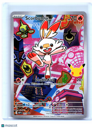 2026 Pokemon—Scorbunny #053 Mega Evolution Promo—Black Star Promo Holo