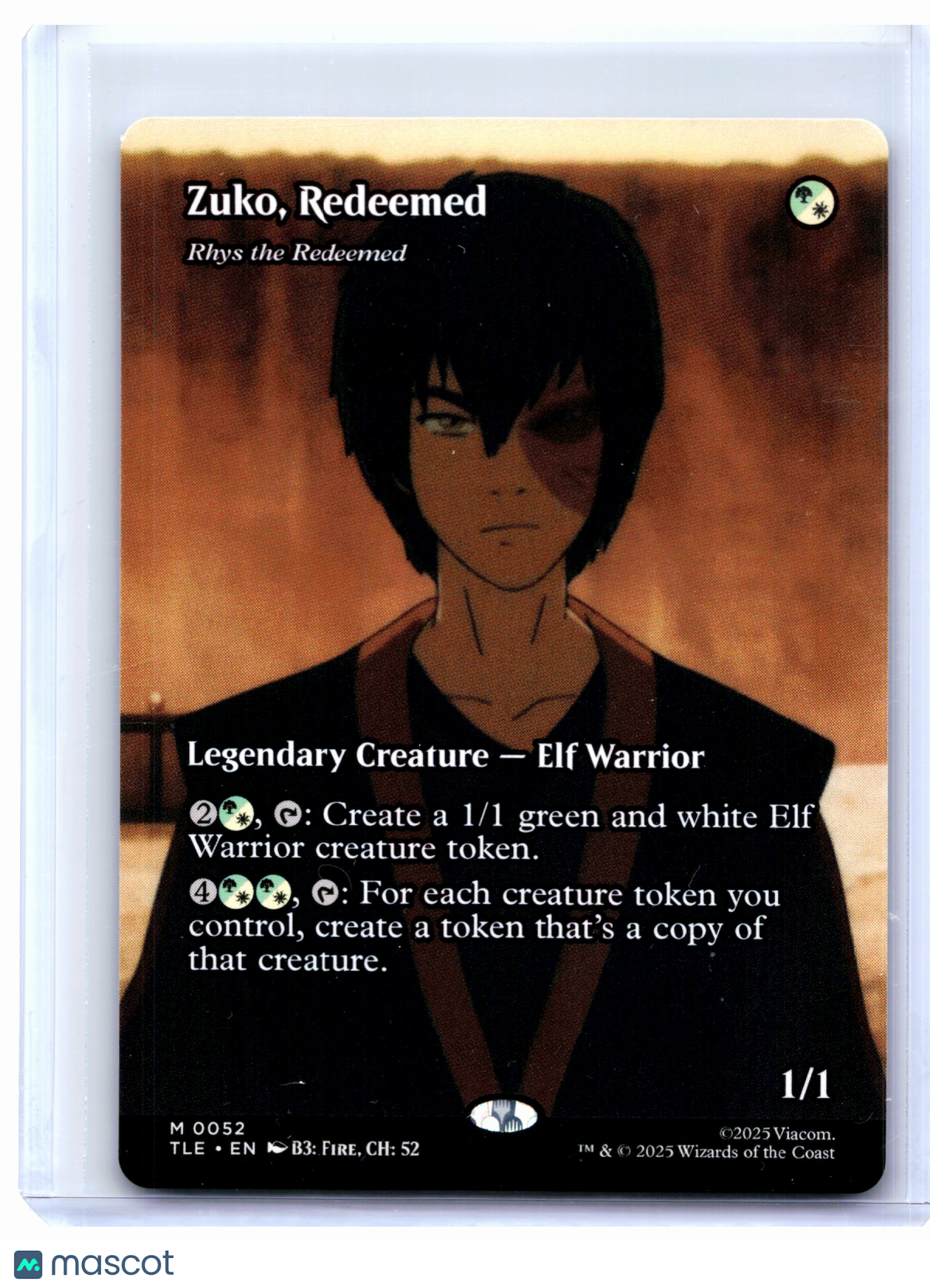 2025 Magic: TG—Zuko, Redeemed (Borderless) #0052 TLE—Mythic Nonfoil