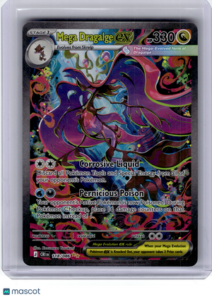 2026 Pokemon—Mega Dragalge EX #118 Chaos Rising—Special Illustration Rare Holo