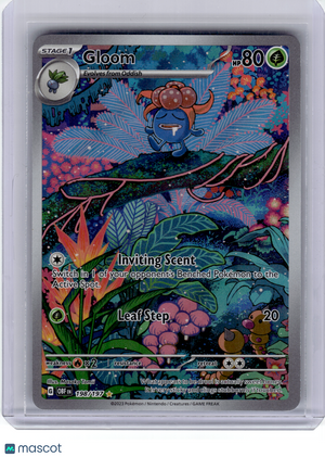 2023 Pokemon—Gloom #198 Obsidian Flames—Illustration Rare Holo
