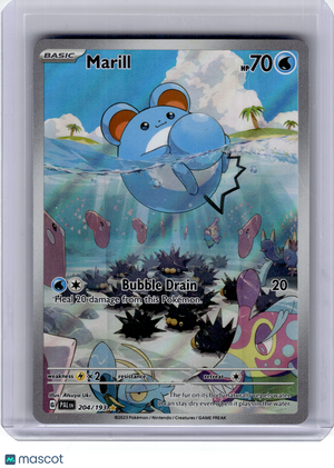 2023 Pokemon—Marill #204 Paldea Evolved—Illustration Rare Holo [Lightly Played]