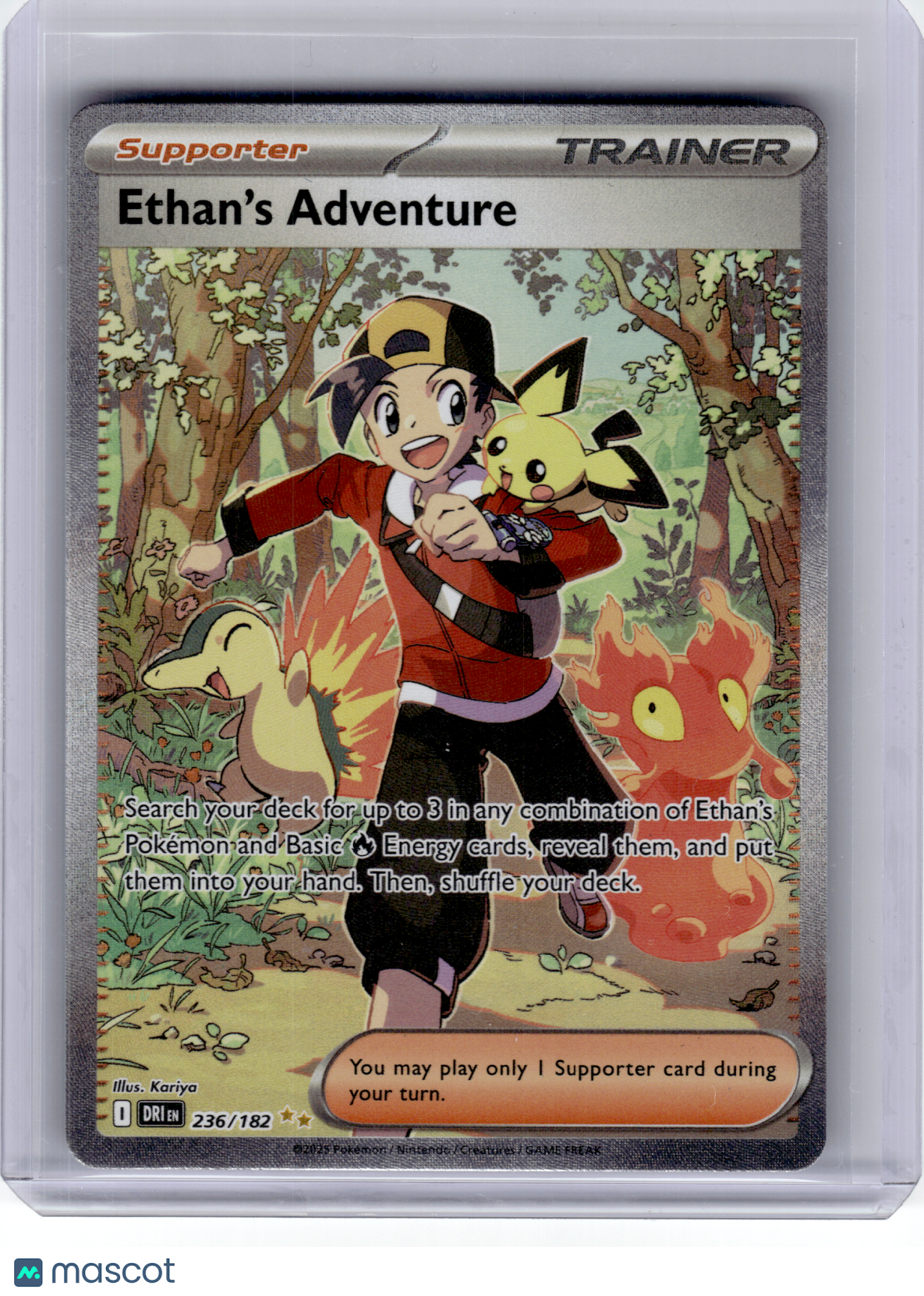 2025 Pokemon—Ethan's Adventure #236 Destined Rivals—Special Illustration Rare